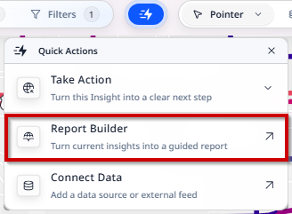 1_Report Builder from Quick Access