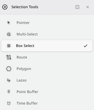 Box Select Toolbar